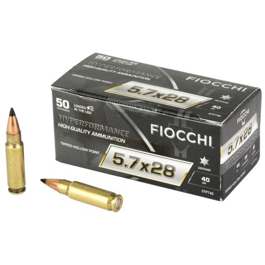 Fiocchi Hyperformance 5.7X28MM 40Gr Tipped Hollow Point – 50rd Box