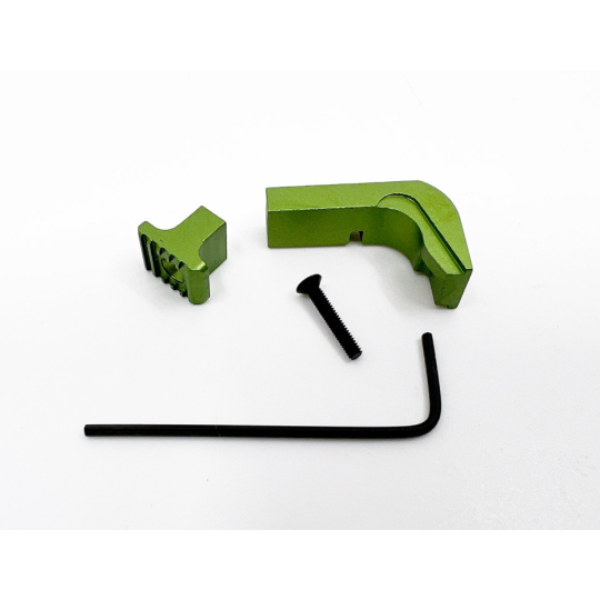 PT Parts Glock 17/19 Mag Release - Aluminum-Green