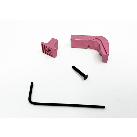 PT Parts Glock 17/19 Mag Release - Aluminum-Rose