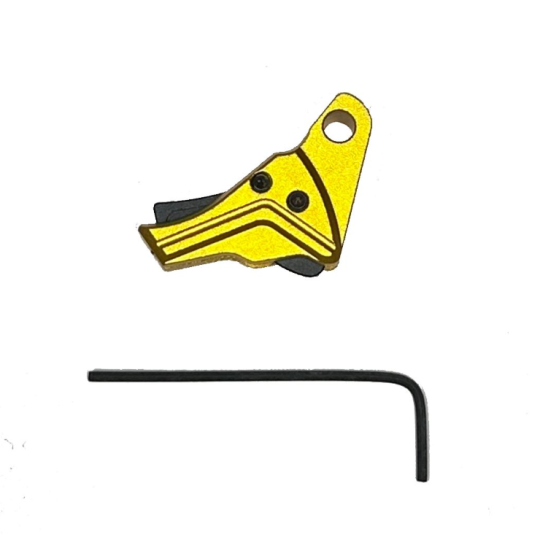 PT Parts Glock Gen 3-4 Aluminum Trigger Shoe - Gold