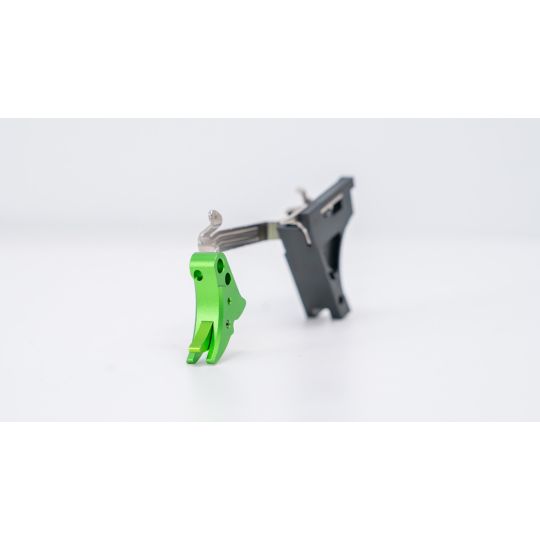 G-Flex Reflex Trigger for Glock GEN3 with Zombie Green Trigger Shoe