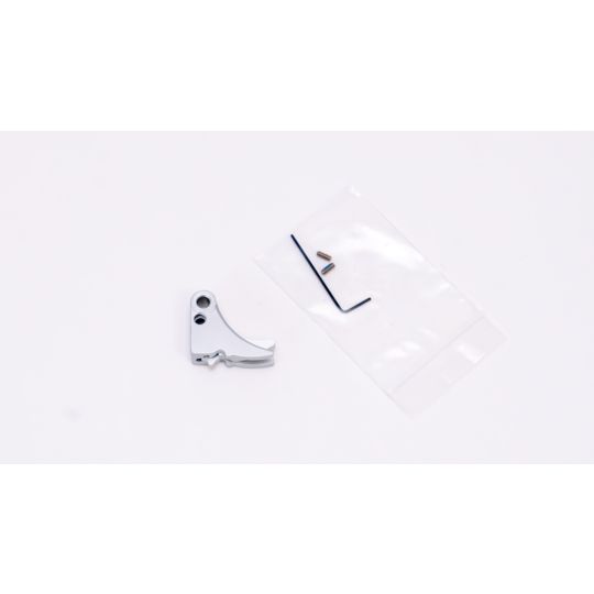 PTI Anodized Aluminum Adjustable Trigger Shoe with safety For Glock - Titanium 