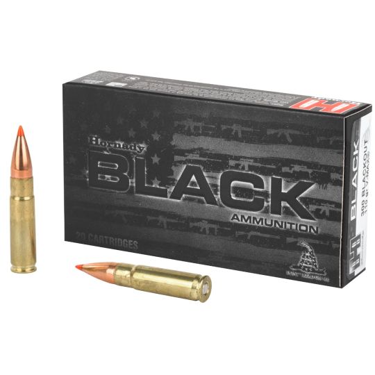 Hornady BLACK 300 BLK 110gr V-MAX Ammo - 20Rds Box 
