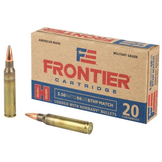 Frontier 556 NATO 68 Grain BTHP Match Ammo - 20Rds Box