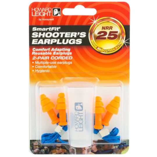 Howard Leight SmartFit Ear Plug with Detachable Cord, NRR 25