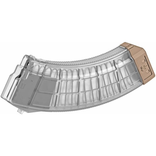 US Palm, AK30R Magazine, 7.62X39, 30 Rounds, Fits AK-47, Polymer, Flat Dark Earth