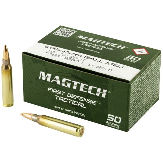 Magtech 556 NATO 55 Grain FMJ Ammo - 50Rds Box
