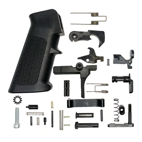 PT Parts Match Grade AR-15 Lower Parts Kit 31 - Straight Shoe Trigger - Mil-Spec