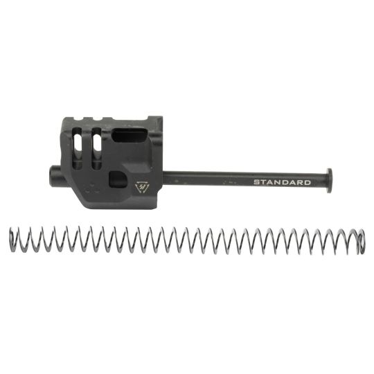 Strike Industries, Mass Driver Comp, 9MM, For Glock 17 Gen 3, Includes Recoil Spring/Guide Rod/Guide Rod Fitment Washer/Guide Rode Head, Black