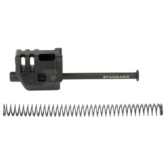 Strike Industries, Mass Driver Comp, 9MM, For Glock 17 Gen 4, Includes Recoil Spring/Guide Rod/Guide Rod Fitment Washer/Guide Rode Head, Black