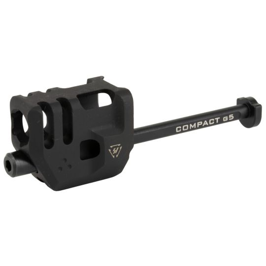 Strike Industries, Mass Driver Comp, 9MM, For Glock 19 Gen 5, Includes Recoil Spring/Guide Rod/Guide Rod Fitment Washer/Guide Rode Head, Black