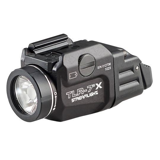 Streamlight, TLR-7X, 500 Lumens, 1 Hour Runtime, Duel Fuel, Matte Finish, Black, Includes High and Low Switch, (1) SL-B9 Rechargeable Battery, USB Charging Cable