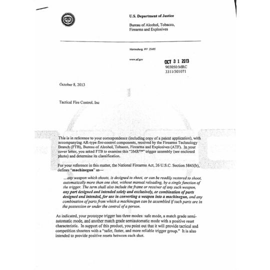 Delta V Gen2 3MR Trigger for AR15 platforms