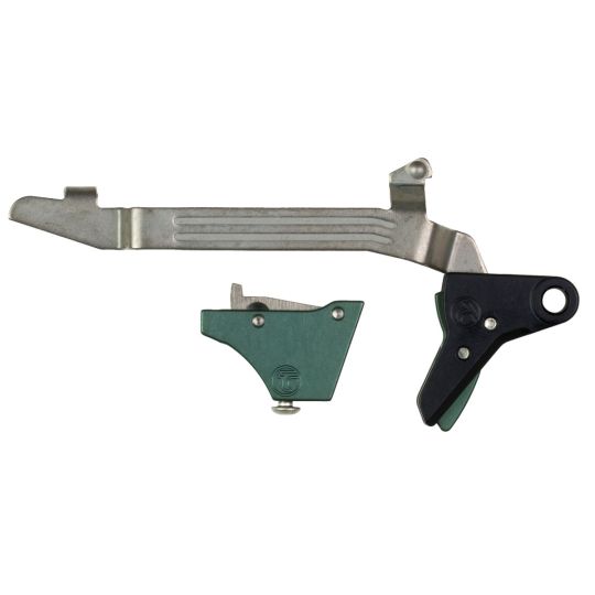 Timney Triggers, Alpha Competition Trigger, Anodized Finish, Green, Fits Large Frame Gen 3 & Gen 4 - 20, 21, 29, 30, 40 and 41