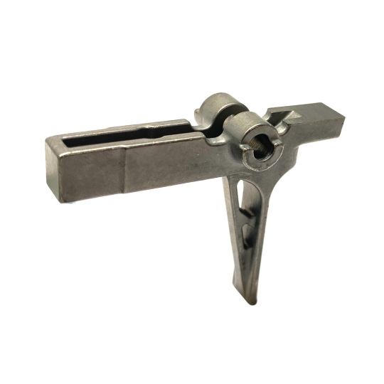 PTI Parts AR-15 Trigger - Mil-Spec SKELETON Flat - NICKEL