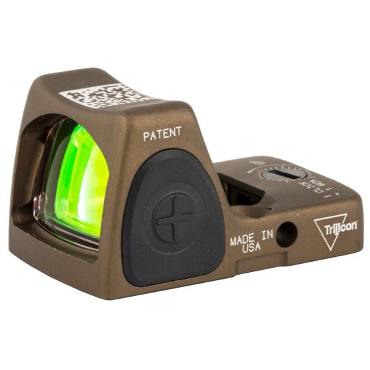 Trijicon, RMR, Type 2, Adjustable, 3.25 MOA, Hard Anodized Coyote Brown Finish