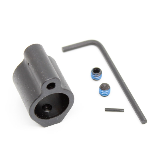 PT Parts AR-15 Steel Gas Block 0.750" Low Profile - Black