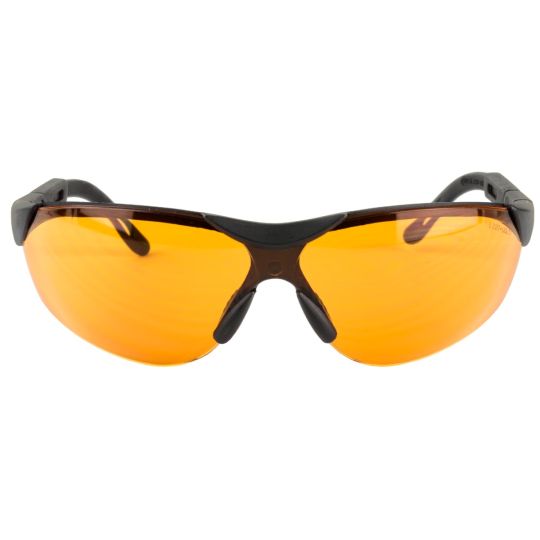 Walker's Elite Shooting Glasses, Amber, Polycarbonate, 5 Position Adjustments