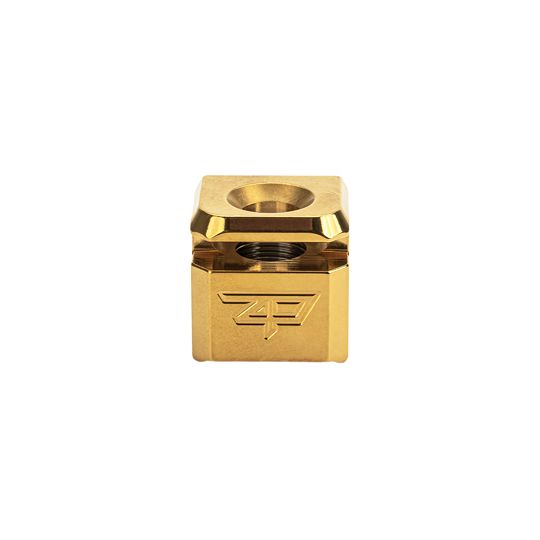 Zaffiri Precision, Blowhole, Compensator, 9MM, TiN Finish, Gold, 1/2x28, For Glock 17/19/34 9mm Gen 1-5